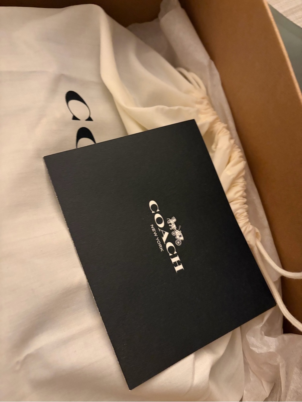 SOLD- Coach Chelsea 30 Black w/ Brass Chain Strap - Picture 10 of 11